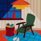 Rays of Comfort in Silence.  The End of the Workday.