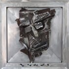 Tableau métal,inox Le Chaos