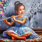 La Petite Fille et sa Flûte Traversière