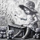La Petite Fille Au Xylophone