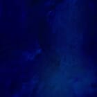 Beyond the sea no. 326 large monochrom blue abstract