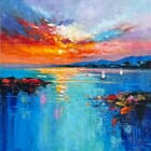 Sunraise on ocean 1477