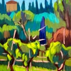 Le jardin par beau temps