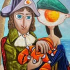 Captain Thomas, Sabo and a bright orange Crab