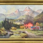 Fire at Berchtesgaden