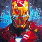 Iron Man Street Art