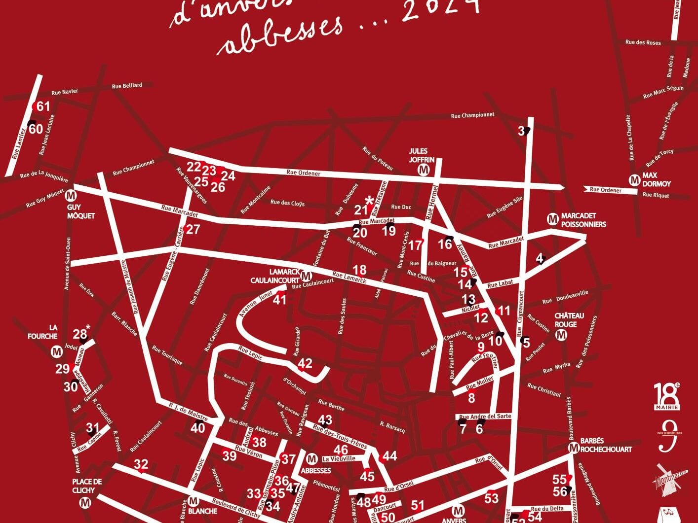 Portes ouvertes des ateliers d'artistes d'Anvers aux Abbesses