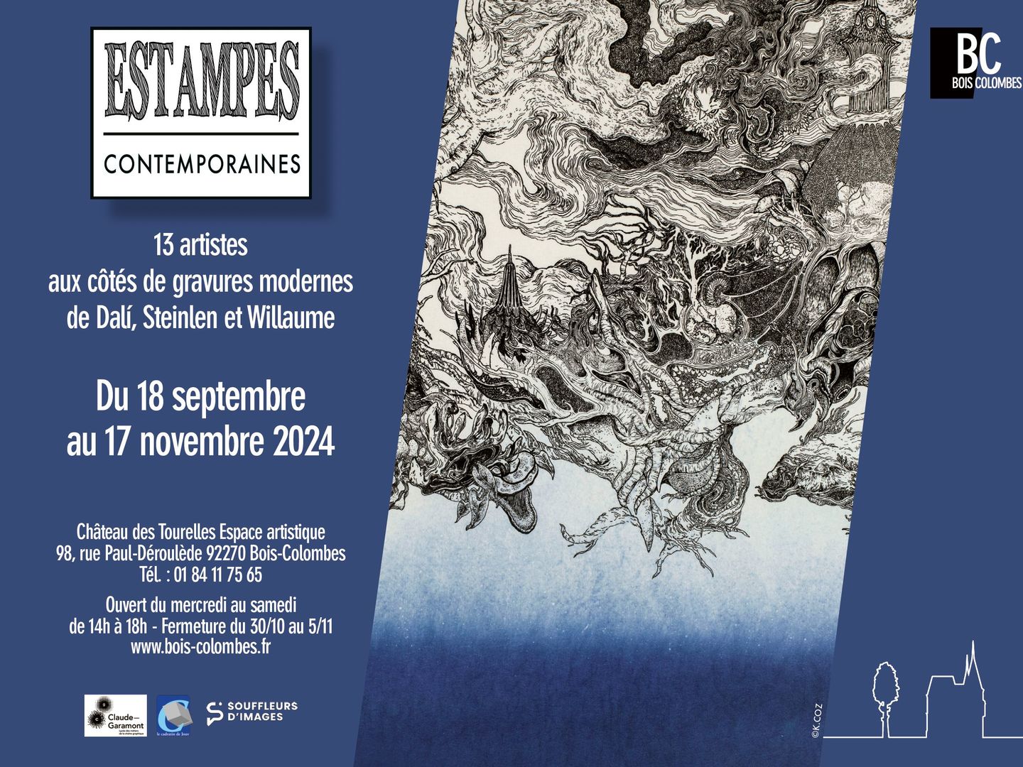 Exposition  Estampes Contemporaines à Bois Colombes