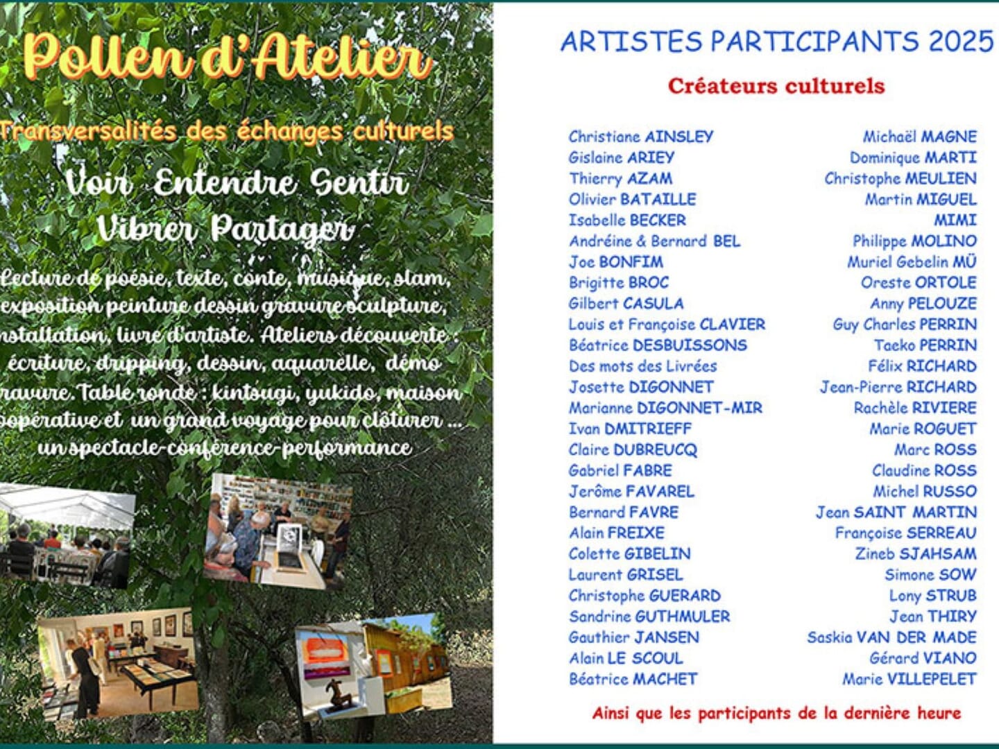 Pollen d'atelier