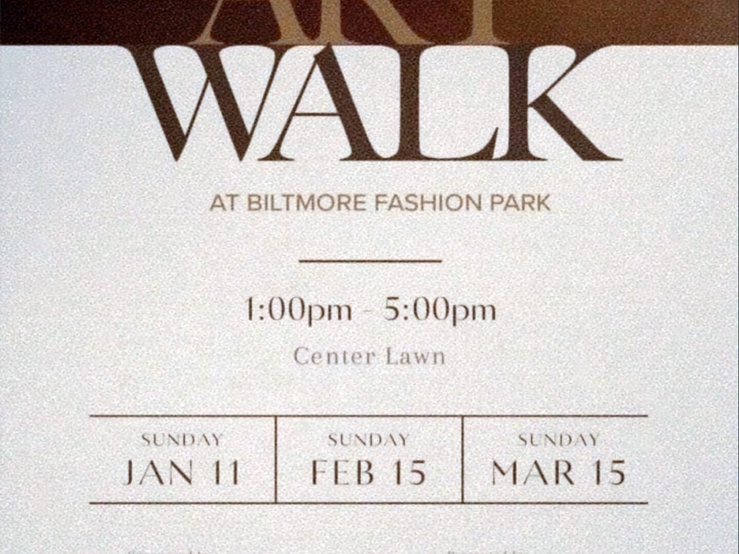 Biltmore Art Walk