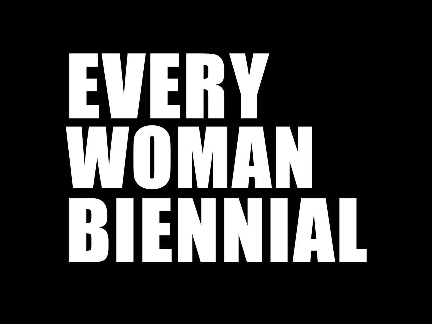 Every Woman Biennial 2026 SPECTALiA