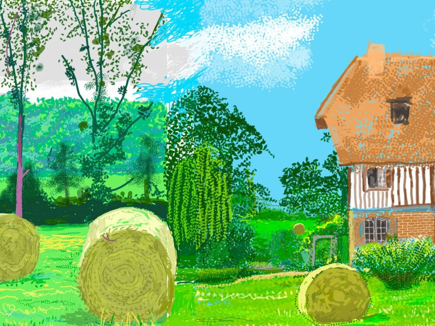 David Hockney: A Year in Normandie and Some Other Thoughts about Painting