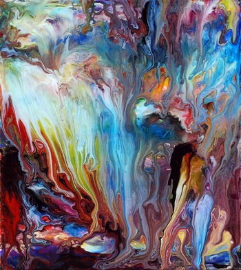 Fluid Painting No.60 by Mark Chadwick