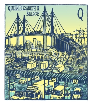 Q - Queen Elizabeth II Bridge von Tobias Till