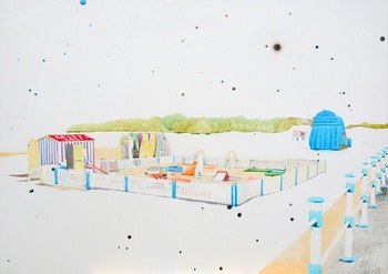 Black holes at Weymouth by Annabelle Shelton