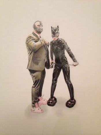 Catwoman and Bane  by Zoe Moss