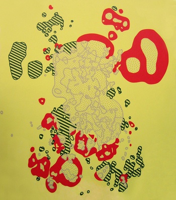 Potato pancake oil spill 1 von Lucie Jirku