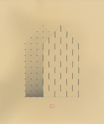 THE HOUSE AND HIS SHADOW N°02 von Slavomir Zombek