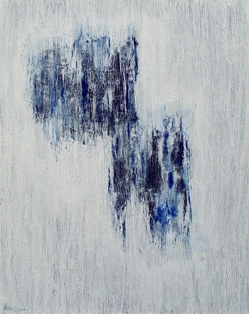 Glacial blue III by Helen J Young