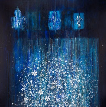 Composition (Night Garden) by Wayne Sleeth