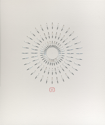 "THE RED CIRCLE" D120 N°09 von Slavomir Zombek