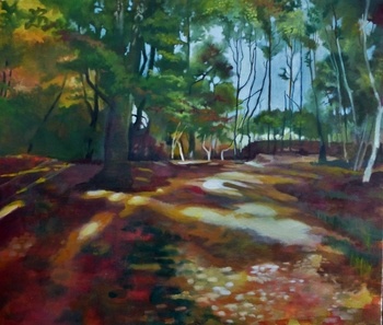 Autumn Woodland by Alison Chaplin