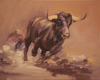 Toro Bravo VI (study) von Zil Hoque