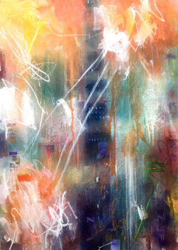 the land of dreams I (L) par Bea Garding Schubert