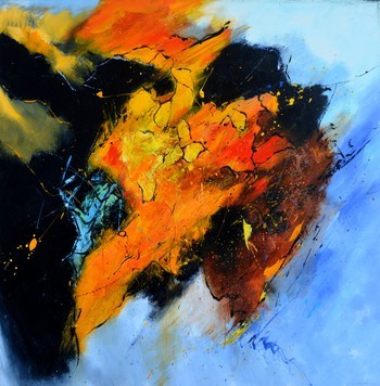 Abstract bull head by Pol Ledent