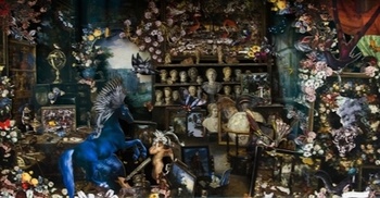 Oliu heimur - Look Closer - 1618 Flemish Masters - Diorama by Kristjana S Williams
