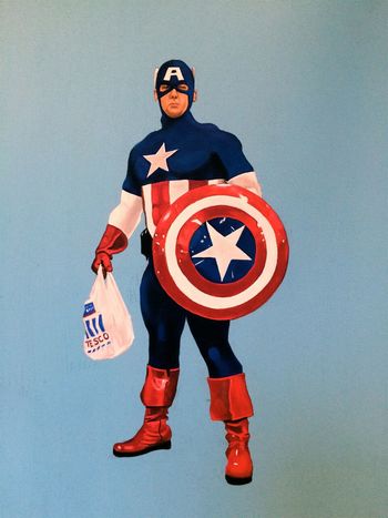 'Captain America' by Zoe Moss