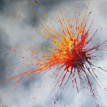 Luminous Bursts III (Spirits Of Skies 196073) by Ansgar Dressler