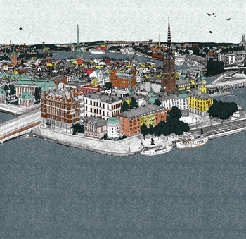 Gamla Stan Stockholm by Clare Halifax