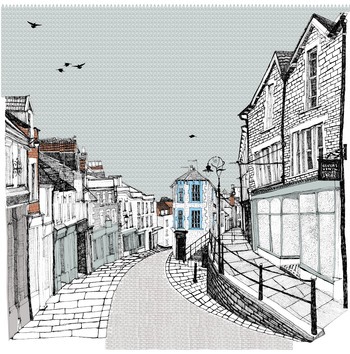 Catherine Hill, Frome  by Clare Halifax