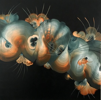 Sky Flurry by Genevieve Leavold