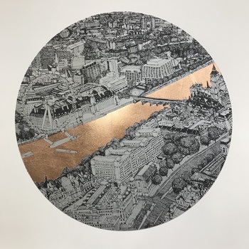 Circle Shimmer  by Clare Halifax