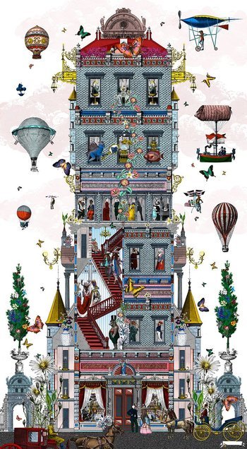 Hai Turn - Buildings of London (Small) by Kristjana S Williams