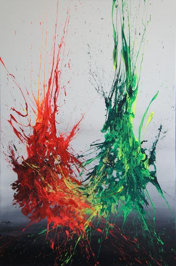 Symbiosis III (Spirits Of Skies 096113) - 80 x 120 cm - XXL (32 x 48 inches) par Ansgar Dressler