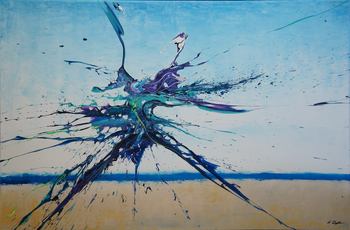 Artist's Beach IV (Spirits Of Skies 096131) par Ansgar Dressler