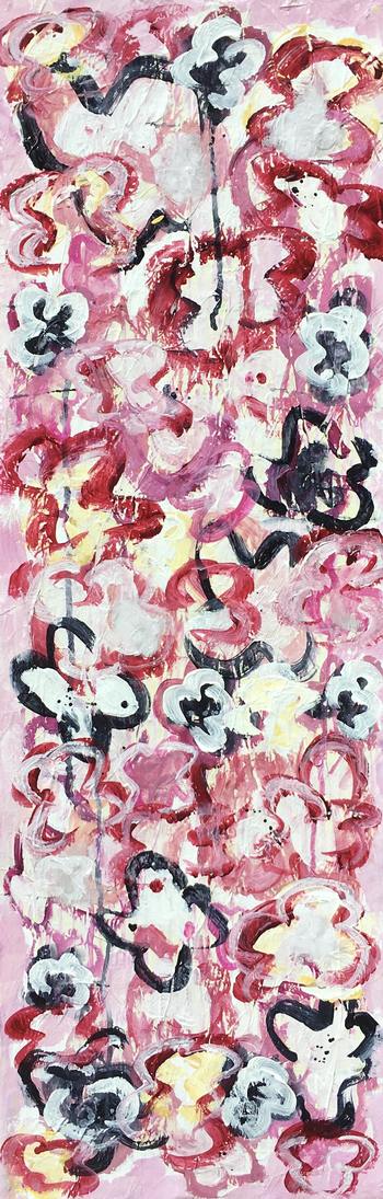 The Garden Party in Pink by Angelika Millmaker