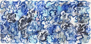 The Garden Party in Blue II par Angelika Millmaker