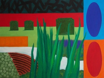 Yews beside river Avon by Christo Sharpe