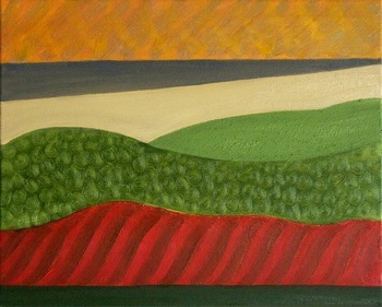 Evening view over Camber sands by Christo Sharpe