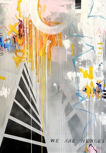 We Are Heroes No.6 by Bea Garding Schubert