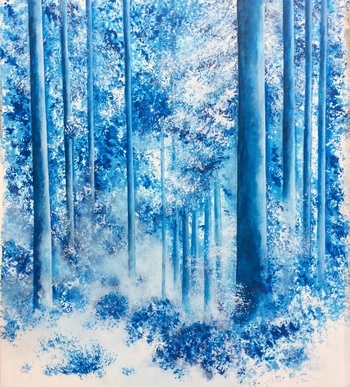 Blue Mood by Nadege Druzkowski