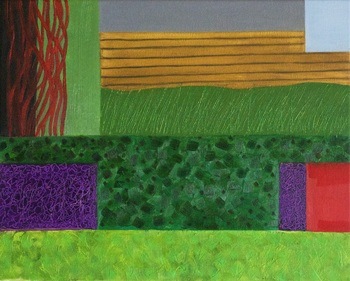 Garden at Pen Isa'r by Christo Sharpe