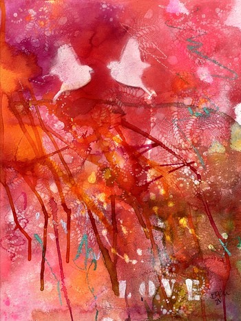 LOVE No.1 (paper) by Bea Garding Schubert