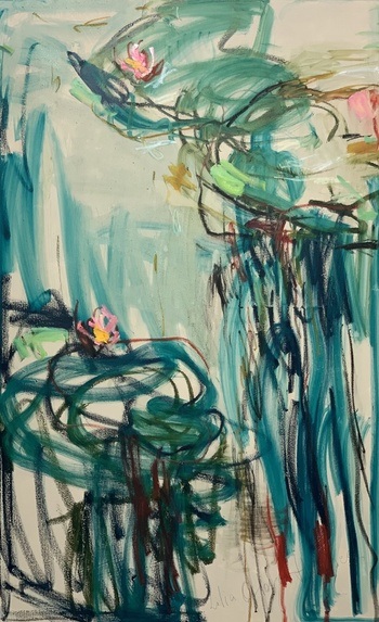 Nympheas. by Lilia Orlova-Holmes