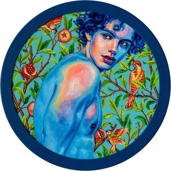 Blue Skin on Blue par Oleksandr Balbyshev