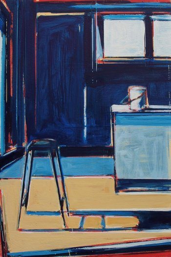 Studio Interior with Stool von Tom Voyce